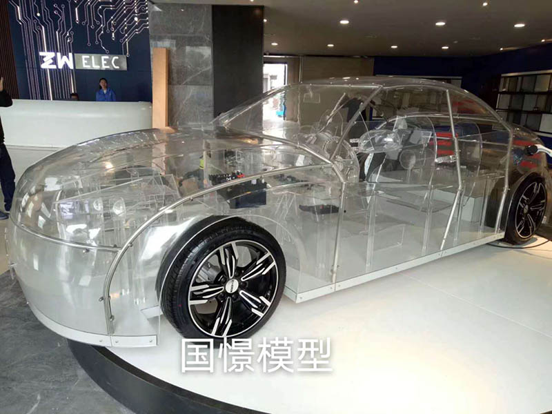 白河县透明车模型