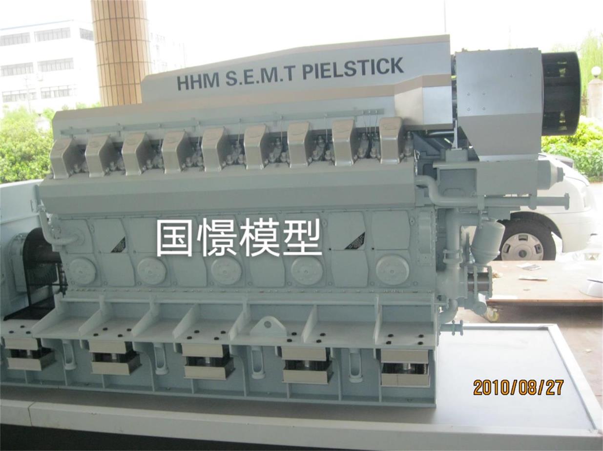 白河县柴油机模型